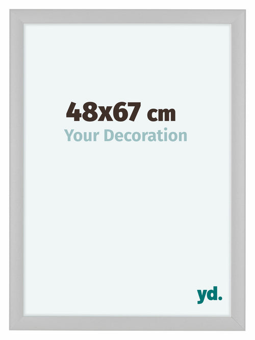 Como MDF Cadre Photo 48x67cm Blanc Mat De Face Mesure | Yourdecoration.fr