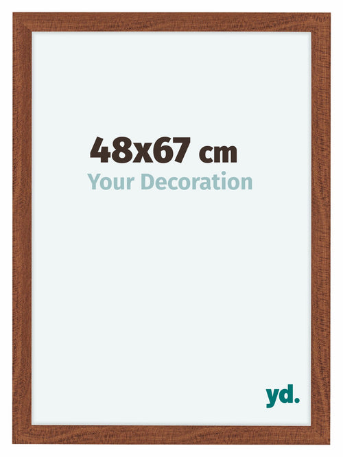 Como MDF Cadre Photo 48x67cm Noyer De Face Mesure | Yourdecoration.fr