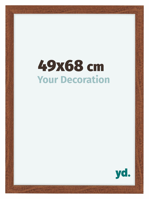 Como MDF Cadre Photo 49x68cm Noyer De Face Mesure | Yourdecoration.fr