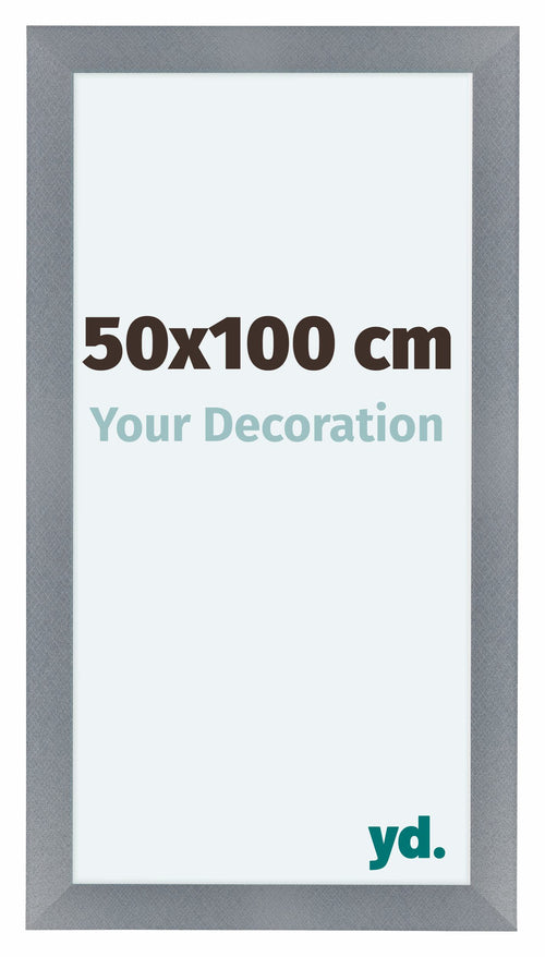 Como MDF Cadre Photo 50x100cm Aluminium Brosse De Face Mesure | Yourdecoration.fr