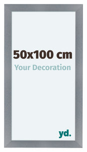 Como MDF Cadre Photo 50x100cm Aluminium Brosse De Face Mesure | Yourdecoration.fr