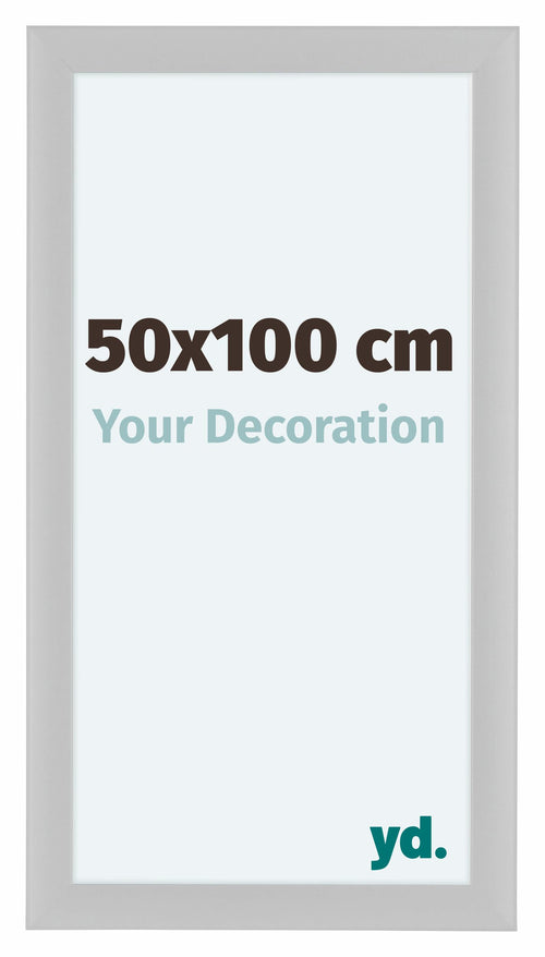 Como MDF Cadre Photo 50x100cm Blanc Brillant De Face Mesure | Yourdecoration.fr