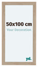 Como MDF Cadre Photo 50x100cm Chene Clair De Face Mesure | Yourdecoration.fr