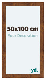 Como MDF Cadre Photo 50x100cm Chene Rustique De Face Mesure | Yourdecoration.fr