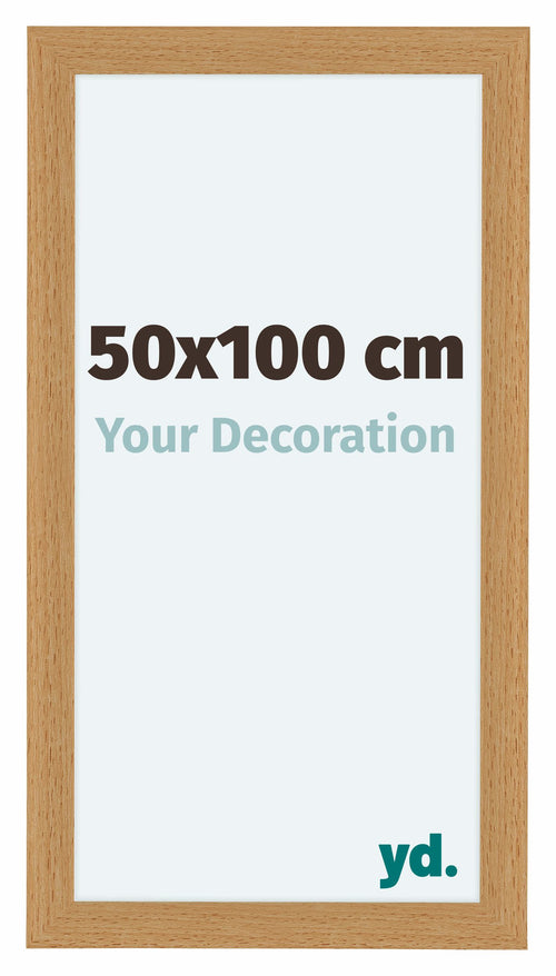 Como MDF Cadre Photo 50x100cm Hetre De Face Mesure | Yourdecoration.fr