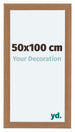 Como MDF Cadre Photo 50x100cm Noyer Clair De Face Mesure | Yourdecoration.fr