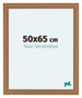 Como MDF Cadre Photo 50x65cm Noyer Clair De Face Mesure | Yourdecoration.fr