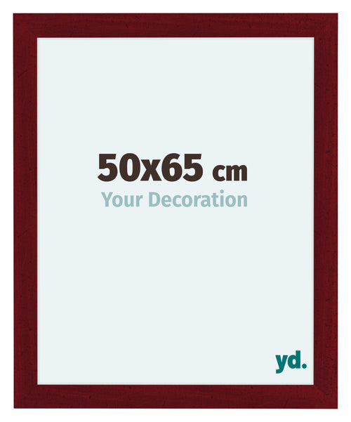 Como MDF Cadre Photo 50x65cm Vin Rouge Patine De Face Mesure | Yourdecoration.fr