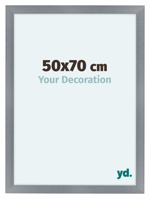 Como MDF Cadre Photo 50x70cm Aluminium Brosse De Face Mesure | Yourdecoration.fr