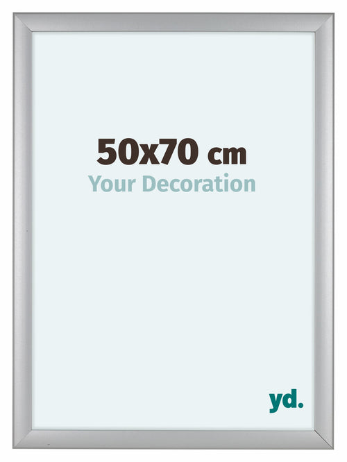 Como MDF Cadre Photo 50x70cm Argent Mat De Face Mesure | Yourdecoration.fr