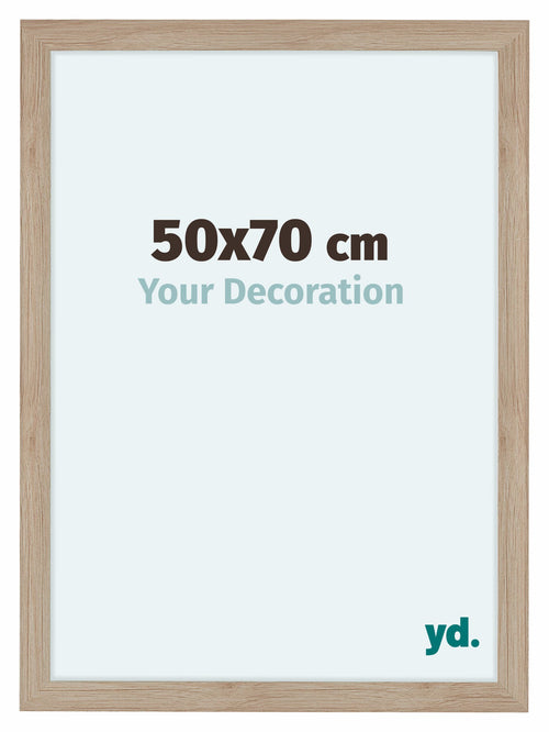 Como MDF Cadre Photo 50x70cm Chene Clair De Face Mesure | Yourdecoration.fr