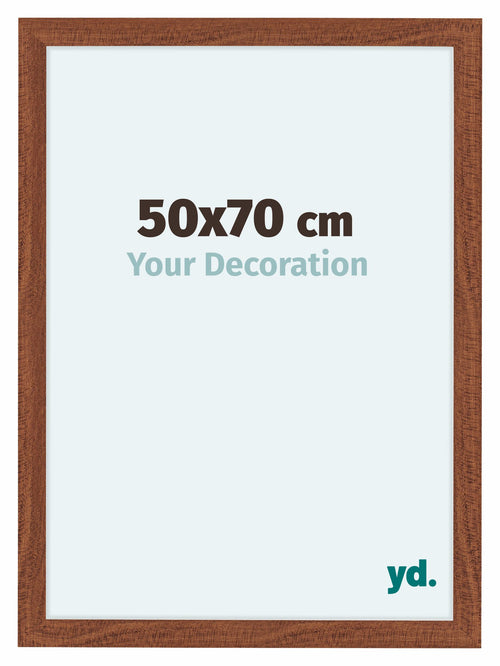 Como MDF Cadre Photo 50x70cm Noyer De Face Mesure | Yourdecoration.fr