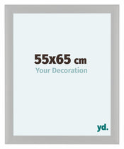 Como MDF Cadre Photo 55x65cm Blanc Grain de Bois De Face Mesure | Yourdecoration.fr