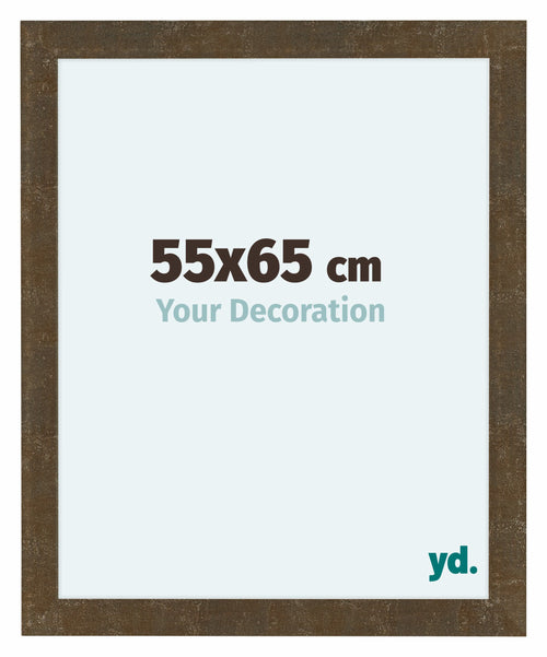 Como MDF Cadre Photo 55x65cm Or Antique De Face Mesure | Yourdecoration.fr