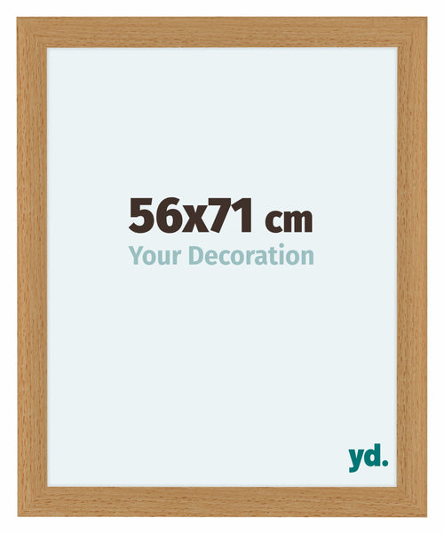 Como MDF Cadre Photo 56x71cm Hetre De Face Mesure | Yourdecoration.fr