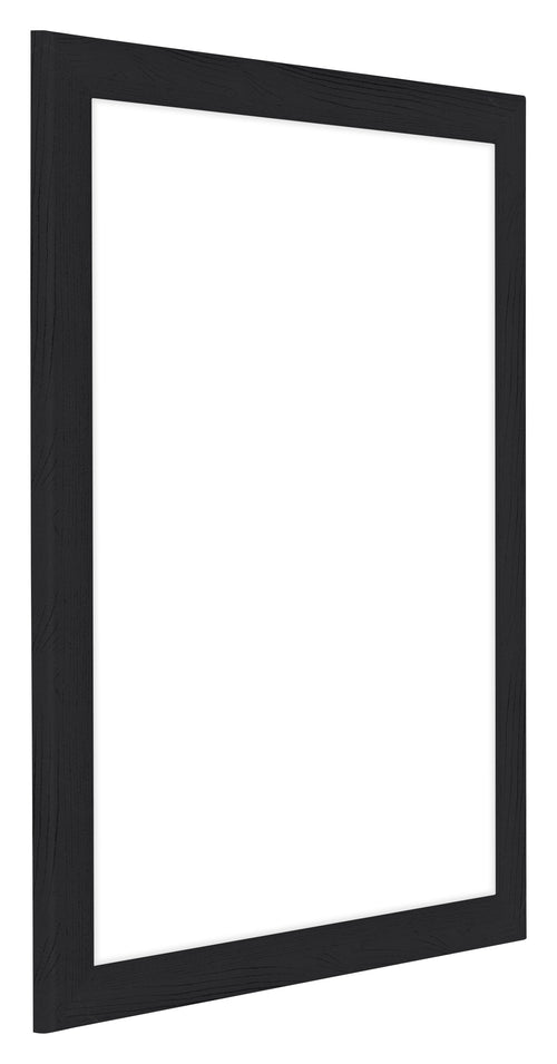 Como MDF Cadre Photo 56x71cm Noir Grain De Bois De Face Oblique | Yourdecoration.fr