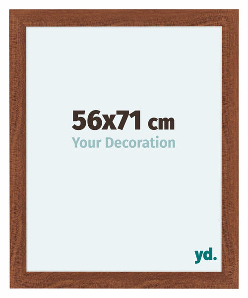 Como MDF Cadre Photo 56x71cm Noyer De Face Mesure | Yourdecoration.fr