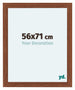 Como MDF Cadre Photo 56x71cm Noyer De Face Mesure | Yourdecoration.fr