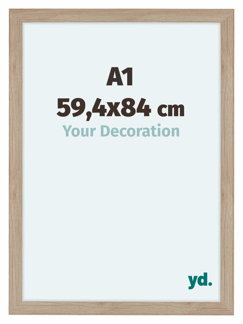 Como MDF Cadre Photo 59 4x84cm A1 Chene Clair De Face Mesure | Yourdecoration.fr