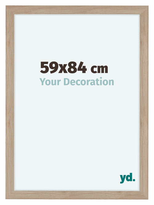 Como MDF Cadre Photo 59x84cm Chene Clair De Face Mesure | Yourdecoration.fr