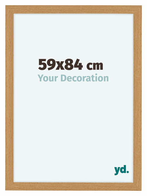 Como MDF Cadre Photo 59x84cm Hetre De Face Mesure | Yourdecoration.fr