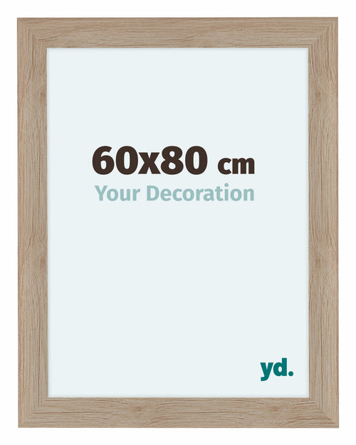 Como MDF Cadre Photo 60x80cm Chene Clair De Face Mesure | Yourdecoration.fr