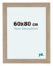 Como MDF Cadre Photo 60x80cm Chene Clair De Face Mesure | Yourdecoration.fr