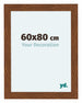 Como MDF Cadre Photo 60x80cm Chene Rustique De Face Mesure | Yourdecoration.fr