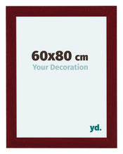 Como MDF Cadre Photo 60x80cm Vin Rouge Patine De Face Mesure | Yourdecoration.fr