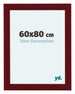 Como MDF Cadre Photo 60x80cm Vin Rouge Patine De Face Mesure | Yourdecoration.fr