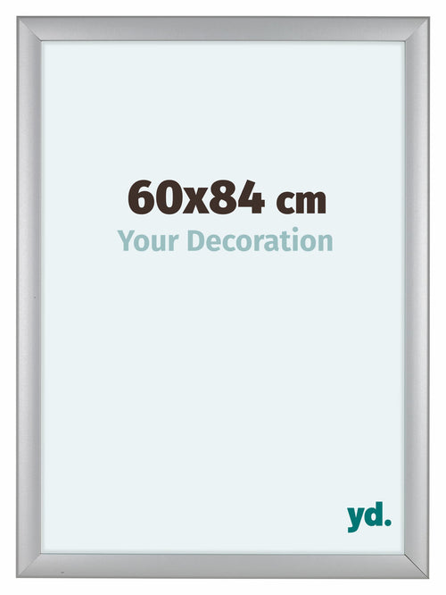 Como MDF Cadre Photo 60x84cm Argent Mat De Face Mesure | Yourdecoration.fr