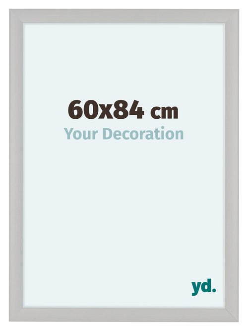 Como MDF Cadre Photo 60x84cm Blanc Grain de Bois De Face Mesure | Yourdecoration.fr