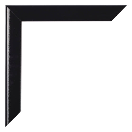 Como MDF Cadre Photo 60x84cm Noir Brillant Coin | Yourdecoration.fr