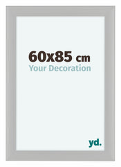 Como MDF Cadre Photo 60x85cm Blanc Grain de Bois De Face Mesure | Yourdecoration.fr