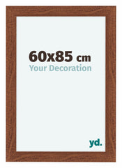 Como MDF Cadre Photo 60x85cm Noyer De Face Mesure | Yourdecoration.fr