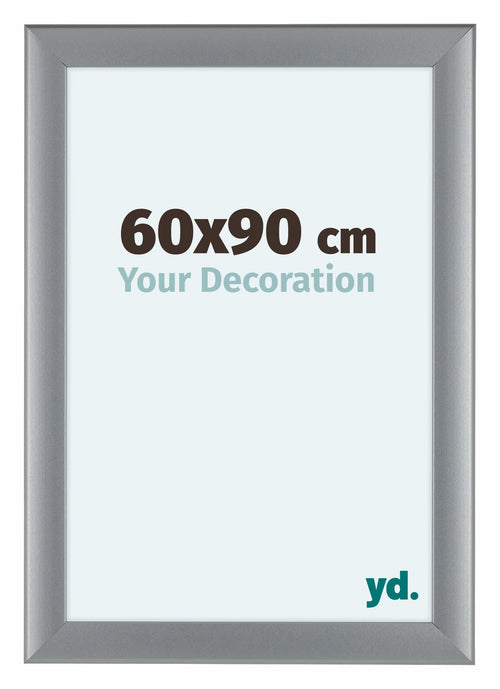 Como MDF Cadre Photo 60x90cm Argent Mat De Face Mesure | Yourdecoration.fr