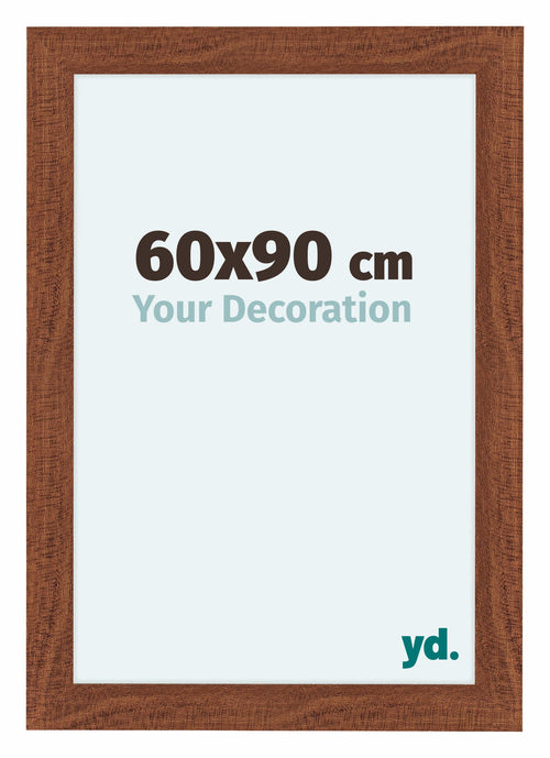 Como MDF Cadre Photo 60x90cm Noyer De Face Mesure | Yourdecoration.fr