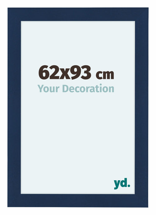 Como MDF Cadre Photo 62x93cm Bleu Fonce Patine De Face Mesure | Yourdecoration.fr