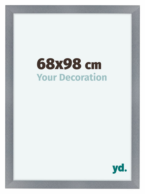 Como MDF Cadre Photo 68x98cm Aluminium Brosse De Face Mesure | Yourdecoration.fr