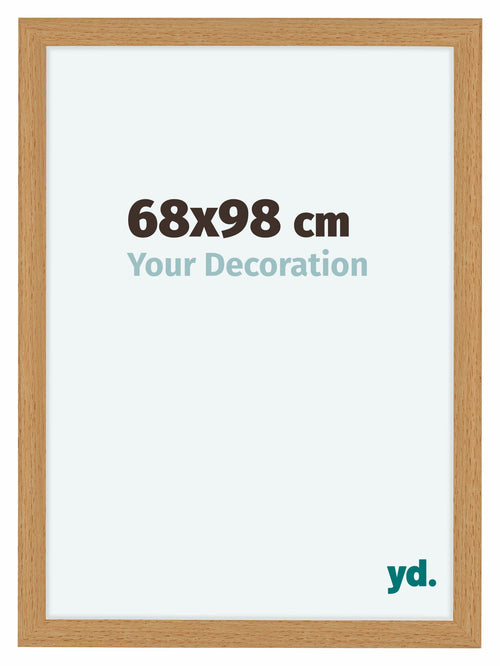 Como MDF Cadre Photo 68x98cm Hetre De Face Mesure | Yourdecoration.fr