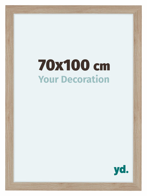 Como MDF Cadre Photo 70x100cm Chene Clair De Face Mesure | Yourdecoration.fr