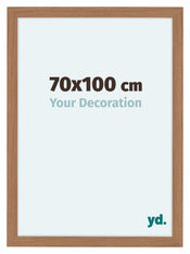 Como MDF Cadre Photo 70x100cm Noyer Clair De Face Mesure | Yourdecoration.fr