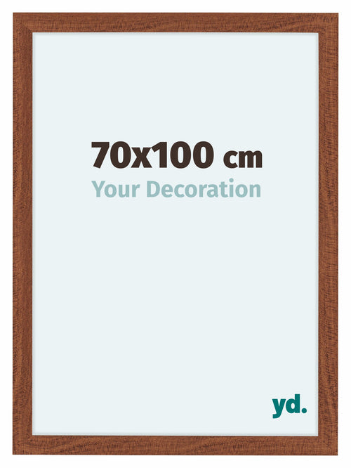 Como MDF Cadre Photo 70x100cm Noyer De Face Mesure | Yourdecoration.fr