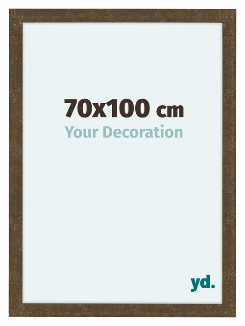 Como MDF Cadre Photo 70x100cm Or Antique De Face Mesure | Yourdecoration.fr