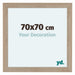 Como MDF Cadre Photo 70x70cm Chene Clair De Face Mesure | Yourdecoration.fr