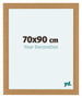 Como MDF Cadre Photo 70x90cm Hetre De Face Mesure | Yourdecoration.fr