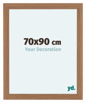 Como MDF Cadre Photo 70x90cm Noyer Clair De Face Mesure | Yourdecoration.fr