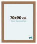 Como MDF Cadre Photo 70x90cm Noyer Clair De Face Mesure | Yourdecoration.fr