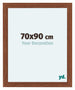 Como MDF Cadre Photo 70x90cm Noyer De Face Mesure | Yourdecoration.fr