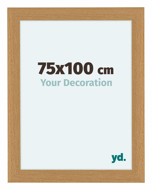 Como MDF Cadre Photo 75x100cm Hetre De Face Mesure | Yourdecoration.fr